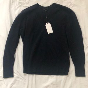 BRAND NEW! Universal Standard- Navy V-neck sweater